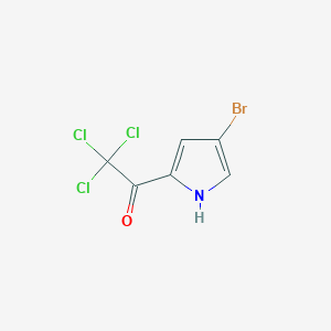 molecular formula C6H3BrCl3NO B1223822 1-(4-溴-1H-吡咯-2-基)-2,2,2-三氯乙酮 CAS No. 72652-32-5