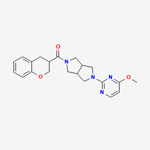 2-[5-(3,4-dihydro-2H-1-benzopyran-3-carbonyl)-octahydropyrrolo[3,4-c]pyrrol-2-yl]-4-methoxypyrimidine