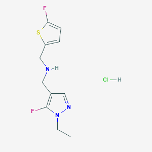 1-(1-ethyl-5-fluoro-1H-pyrazol-4-yl)-N-[(5-fluoro-2-thienyl)methyl]methanamine