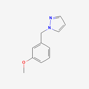 1-[(3-methoxyphenyl)methyl]-1H-pyrazole