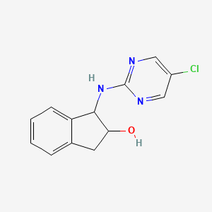 1-[(5-chloropyrimidin-2-yl)amino]-2,3-dihydro-1H-inden-2-ol