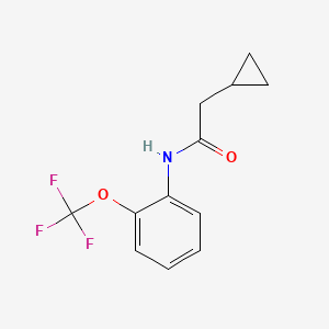 2-cyclopropyl-N-[2-(trifluoromethoxy)phenyl]acetamide