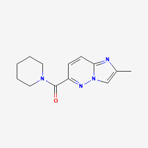 1-{2-Methylimidazo[1,2-b]pyridazine-6-carbonyl}piperidine