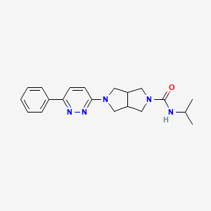 5-(6-phenylpyridazin-3-yl)-N-(propan-2-yl)-octahydropyrrolo[3,4-c]pyrrole-2-carboxamide