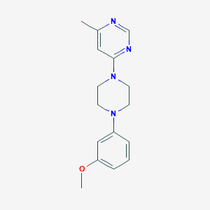 4-[4-(3-Methoxyphenyl)piperazin-1-yl]-6-methylpyrimidine