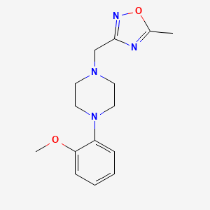 1-(2-Methoxyphenyl)-4-[(5-methyl-1,2,4-oxadiazol-3-yl)methyl]piperazine