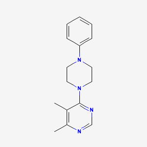 4,5-Dimethyl-6-(4-phenylpiperazin-1-yl)pyrimidine