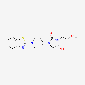 1-[1-(1,3-Benzothiazol-2-yl)piperidin-4-yl]-3-(2-methoxyethyl)imidazolidine-2,4-dione