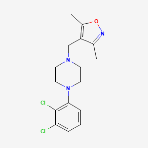 1-(2,3-Dichlorophenyl)-4-[(3,5-dimethyl-1,2-oxazol-4-yl)methyl]piperazine