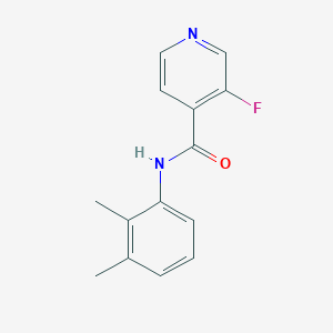 molecular formula C14H13FN2O B12238746 N-(2,3-dimethylphenyl)-3-fluoropyridine-4-carboxamide 