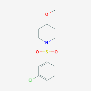 1-(3-Chlorobenzenesulfonyl)-4-methoxypiperidine