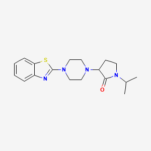 3-[4-(1,3-Benzothiazol-2-yl)piperazin-1-yl]-1-(propan-2-yl)pyrrolidin-2-one