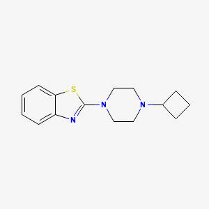 2-(4-Cyclobutylpiperazin-1-yl)-1,3-benzothiazole