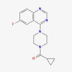 4-(4-Cyclopropanecarbonylpiperazin-1-yl)-6-fluoroquinazoline