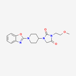 1-[1-(1,3-Benzoxazol-2-yl)piperidin-4-yl]-3-(2-methoxyethyl)imidazolidine-2,4-dione