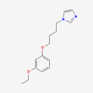 molecular formula C15H20N2O2 B1223894 1-[4-(3-Ethoxyphenoxy)butyl]imidazole 