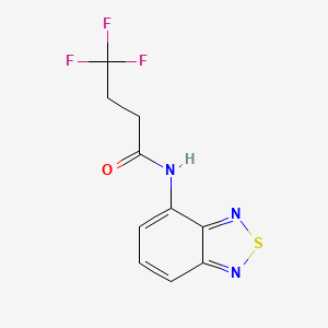 N-(2,1,3-benzothiadiazol-4-yl)-4,4,4-trifluorobutanamide