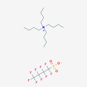 molecular formula C20H36F9NO3S B012239 四丁基铵壬氟丁烷磺酸盐 CAS No. 108427-52-7