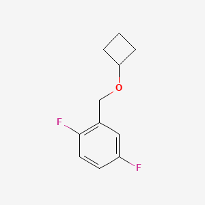 2-(Cyclobutoxymethyl)-1,4-difluorobenzene