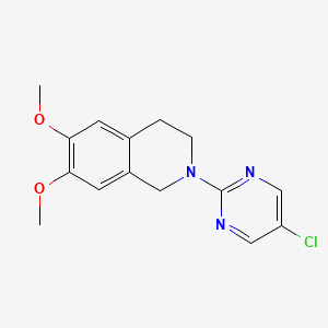 2-(5-Chloropyrimidin-2-yl)-6,7-dimethoxy-1,2,3,4-tetrahydroisoquinoline