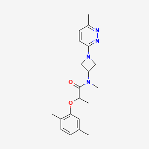 2-(2,5-dimethylphenoxy)-N-methyl-N-[1-(6-methylpyridazin-3-yl)azetidin-3-yl]propanamide