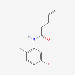 N-(5-fluoro-2-methylphenyl)pent-4-enamide