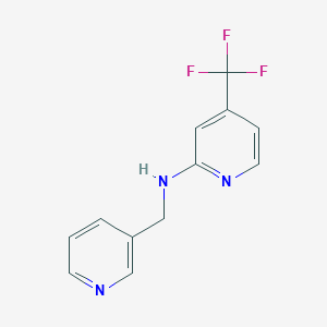 N-[(pyridin-3-yl)methyl]-4-(trifluoromethyl)pyridin-2-amine