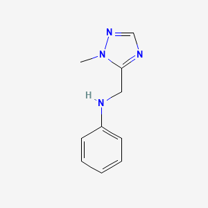 N-[(1-methyl-1H-1,2,4-triazol-5-yl)methyl]aniline