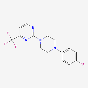 2-[4-(4-Fluorophenyl)piperazin-1-yl]-4-(trifluoromethyl)pyrimidine