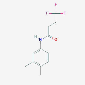 N-(3,4-dimethylphenyl)-4,4,4-trifluorobutanamide