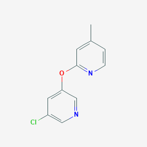 2-[(5-Chloropyridin-3-yl)oxy]-4-methylpyridine