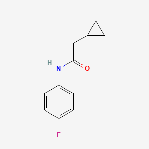 2-cyclopropyl-N-(4-fluorophenyl)acetamide