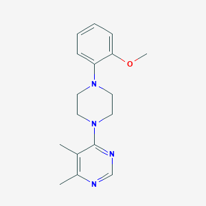 4-[4-(2-Methoxyphenyl)piperazin-1-yl]-5,6-dimethylpyrimidine