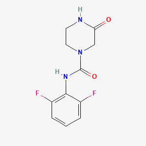 N-(2,6-difluorophenyl)-3-oxopiperazine-1-carboxamide