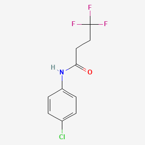 N-(4-chlorophenyl)-4,4,4-trifluorobutanamide