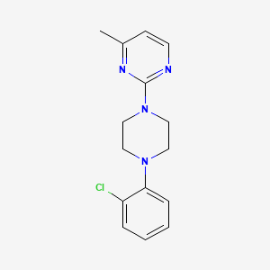 2-[4-(2-Chlorophenyl)piperazin-1-yl]-4-methylpyrimidine