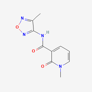 1-methyl-N-(4-methyl-1,2,5-oxadiazol-3-yl)-2-oxo-1,2-dihydropyridine-3-carboxamide