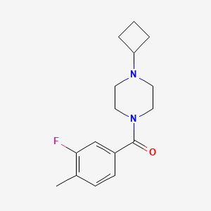 1-Cyclobutyl-4-(3-fluoro-4-methylbenzoyl)piperazine