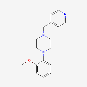 1-(2-Methoxyphenyl)-4-[(pyridin-4-yl)methyl]piperazine