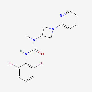 1-(2,6-Difluorophenyl)-3-methyl-3-[1-(pyridin-2-yl)azetidin-3-yl]urea