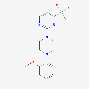 2-[4-(2-Methoxyphenyl)piperazin-1-yl]-4-(trifluoromethyl)pyrimidine