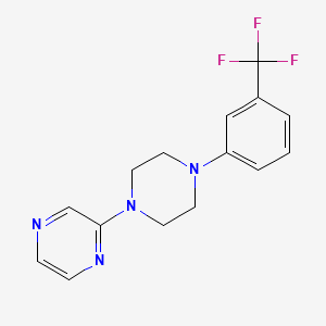 2-{4-[3-(Trifluoromethyl)phenyl]piperazin-1-yl}pyrazine