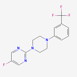 5-Fluoro-2-{4-[3-(trifluoromethyl)phenyl]piperazin-1-yl}pyrimidine