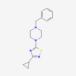 1-Benzyl-4-(3-cyclopropyl-1,2,4-thiadiazol-5-yl)piperazine