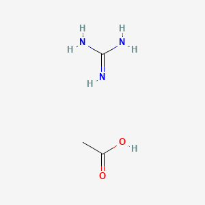 molecular formula C3H9N3O2 B1223963 醋酸胍 CAS No. 593-87-3