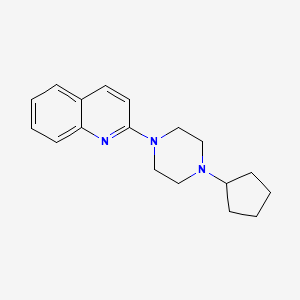 2-(4-Cyclopentyl-piperazin-1-yl)-quinoline