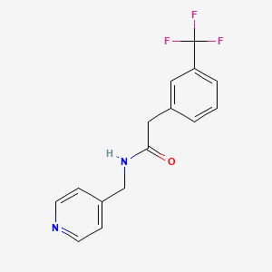 N-[(pyridin-4-yl)methyl]-2-[3-(trifluoromethyl)phenyl]acetamide