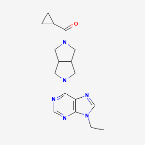 6-{5-cyclopropanecarbonyl-octahydropyrrolo[3,4-c]pyrrol-2-yl}-9-ethyl-9H-purine