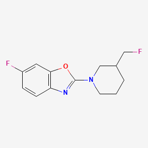 6-Fluoro-2-[3-(fluoromethyl)piperidin-1-yl]-1,3-benzoxazole