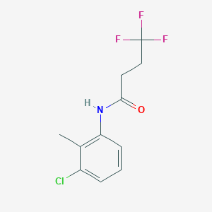 N-(3-chloro-2-methylphenyl)-4,4,4-trifluorobutanamide